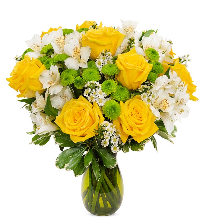 Lovely Lemon & Lime Roses Bouquet