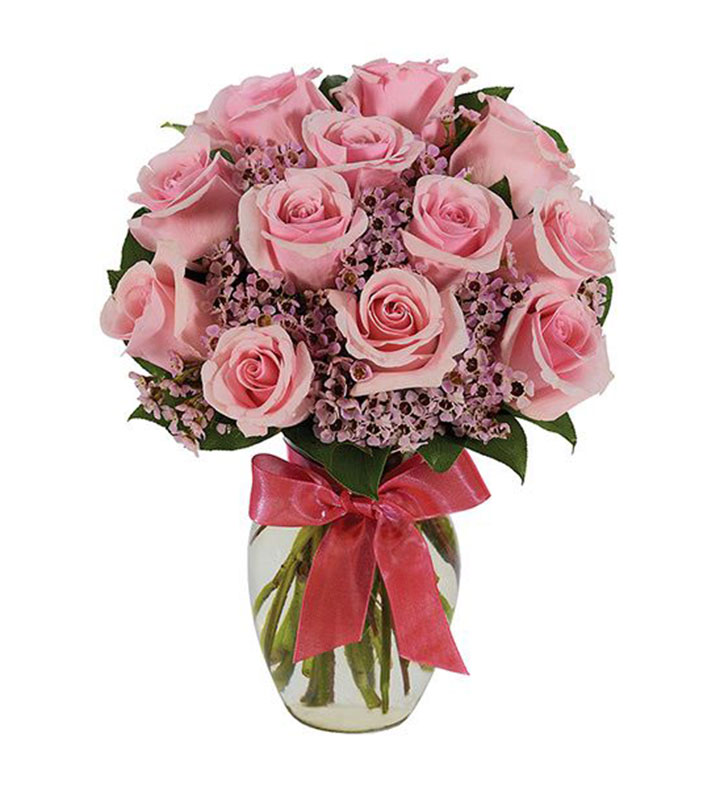 Classic Pink Roses, 12 36 Stems