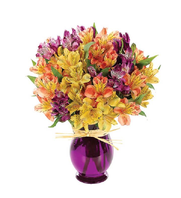 Harvest Peruvian Lily Bouquet